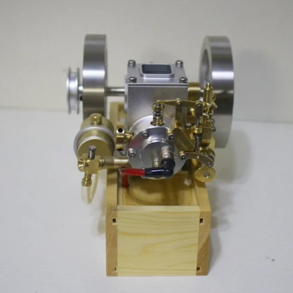 M92 Metal Horizontal Hit and Miss Water-cooled Gasoline Engine Internal Combustion Engine Model with Flywheel Speed Limiter