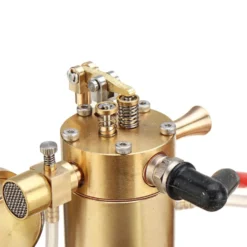 M18 Premium Stirling Engine Model – Water-Cooled Miniature Gasoline Motor with Gear Pump & Water Tank