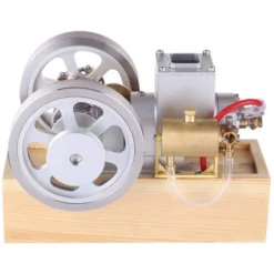 M90 Upgrade Hit & Miss Gas Engine Full Metal IC Engine With Base Collection Gift