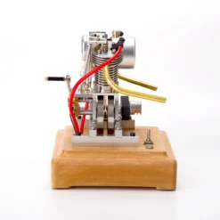 MUSA Hoglet V-twin Engine Mini 4-Stroke V2 Gasoline Engine Internal Combustion Model Realistic RTR Version Motorcycle Kickstart
