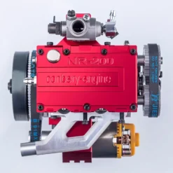 NR-200 8.6cc Inline 2-cylinder 4-stroke Water-cooled Electric Start Nitro Engine Model for 1:8 RC Car
