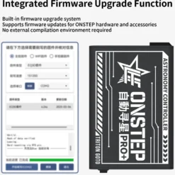 ONSTEP Auto GOTO Upgrade Kit PRO+, 12V DC 5.5×2.1 Input, Comaptible with EO3D/EXOS2 Equitorial Mount