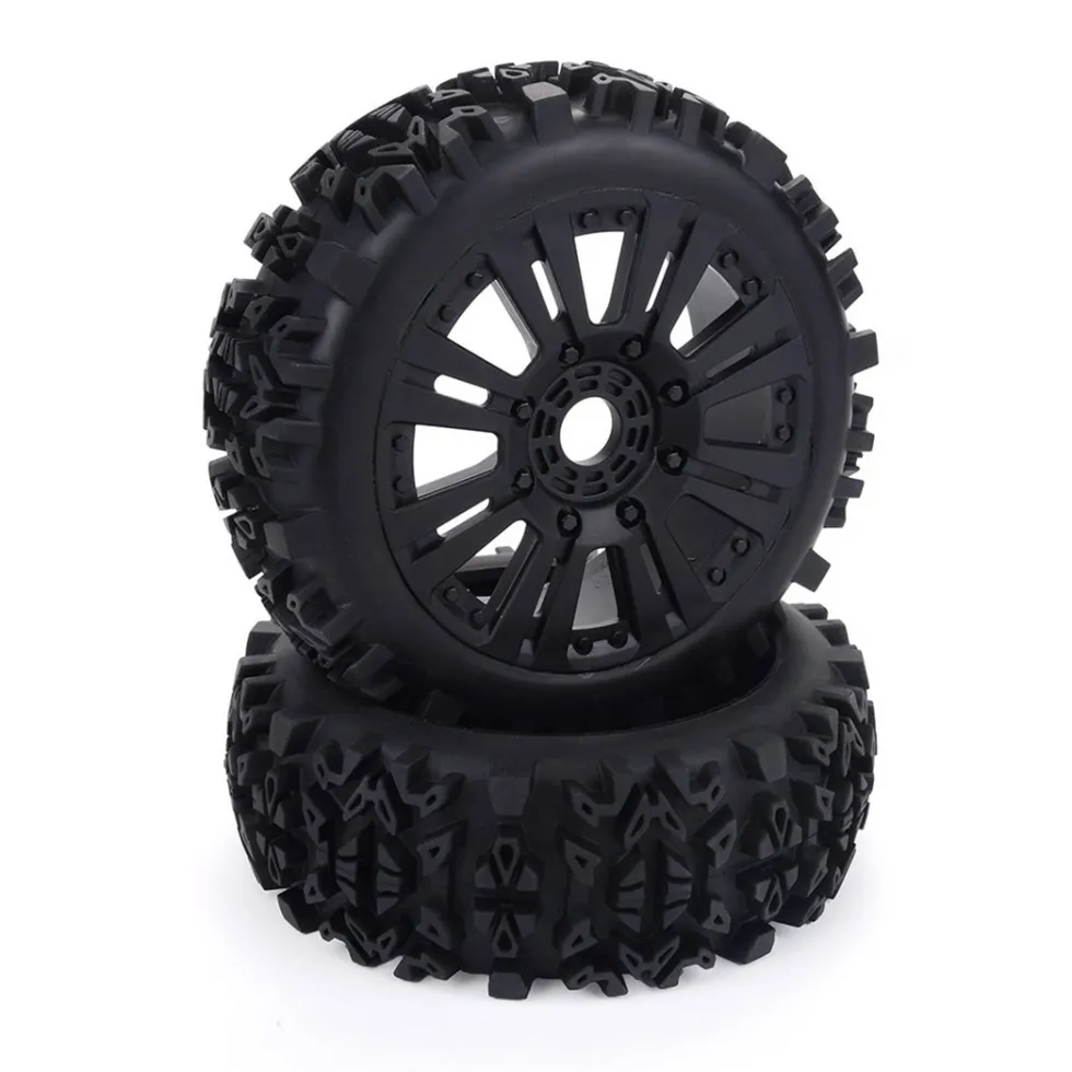 4Pcs 1/8 Off-road Vehicle Deep Gear Tire Car Tire for HSP Redcat Losi VRX HPI Kyosho Carson Hobao