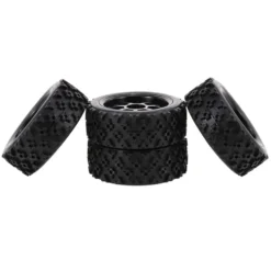 4Pcs 1/10 RC On-road Star Tread Pattern Tyre for HSP 1/10 Redcat Traxxas Tamiya HPI RC Buggy