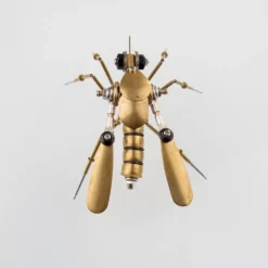 90Pcs Steampunk Insect Metal Model Kits Mechanical Crafts for Home Decor - Mosquito