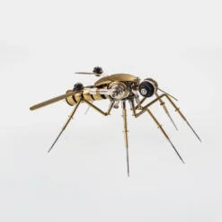 90Pcs Steampunk Insect Metal Model Kits Mechanical Crafts for Home Decor - Mosquito