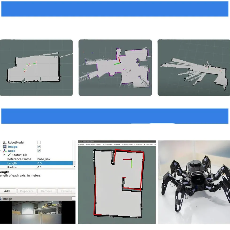 Phage Six-Legged Spider Bionic Metal Robot Programming DIY Intelligent Experiment Technology Toy