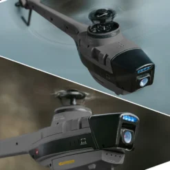 RC Aircraft 2.4G 4CH Black Hornet Aerial Vehicle Reconnaissance Military Aircraft Helicopter Model (RTF)