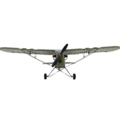 1/16 RC Airplane WWII PIPER J-3 CUB RC 4CH Brushless Fixed-wing Aircraft Model Military Plane Toy (RTF Version)