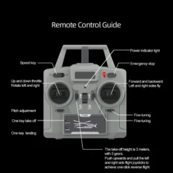 RC ERA C180 1/25 Scale 2.4G 6CH Single Rotor Flybarless RC Helicopter Model with Barometer, TOF LiDAR Altitude Hold & Optical Flow Positioning (RTF Version)