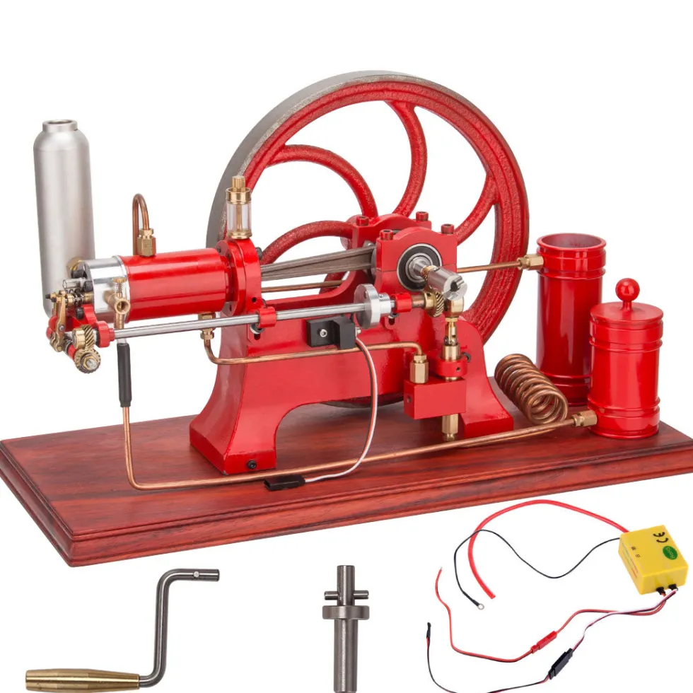 RETROL Antique 4-Stroke Hot-bulb Engine Simulation Horizontal Water-cooled Gasoline Tractor Engine Internal Combustion Engine Model Collection