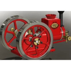 RETROL HM-01 7cc Antique Hit and Miss Engine 4-stroke Stationary Engine Horizontal IC Engine Model That Works
