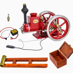 RETROL HM-01 Hit and Miss Engine with Starter Kit, Stand and Accessories - One Key Start