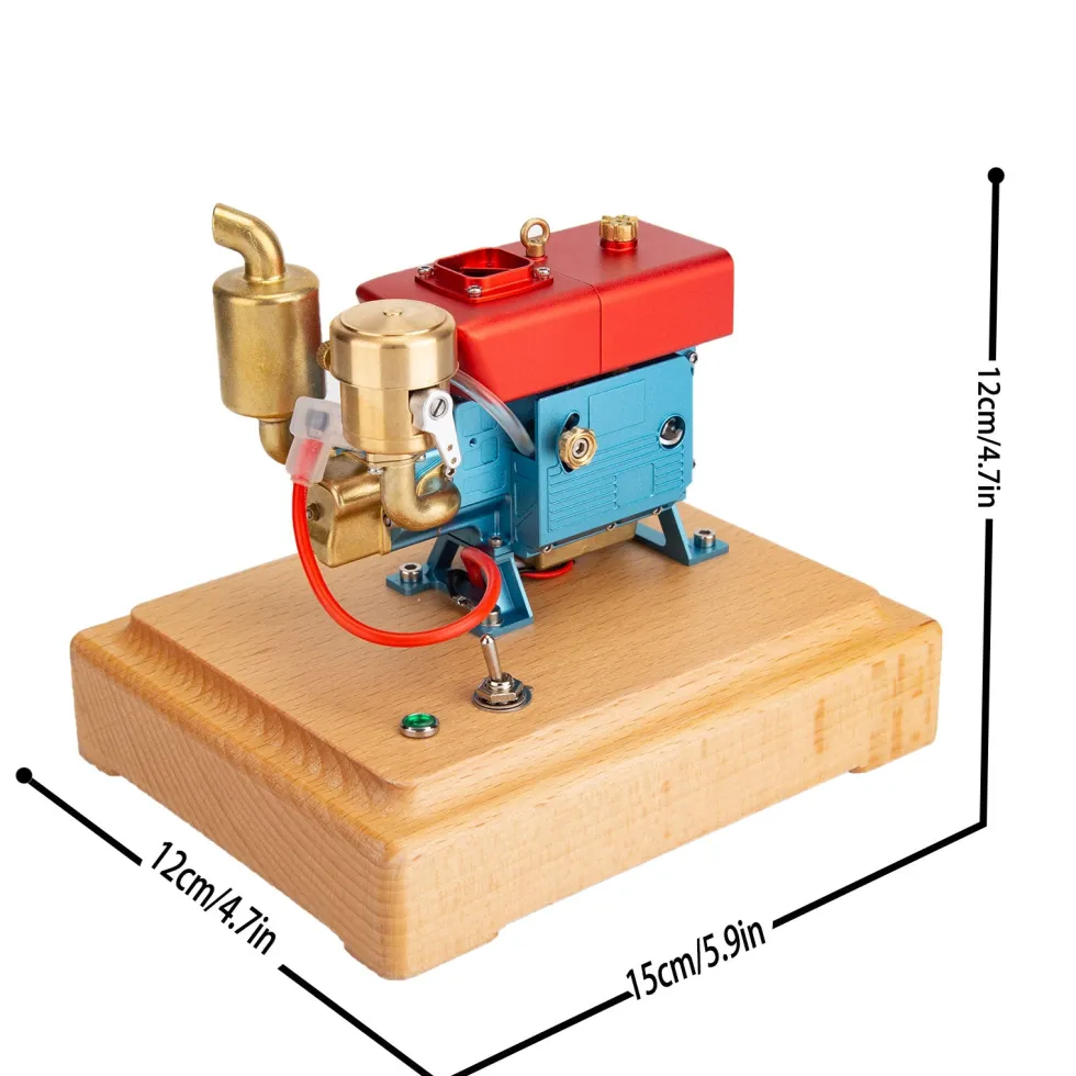 RETROL MUSA 1/8 2.2cc Mini Evaporative Water-cooled Single-cylinder Four-stroke Gasoline Engine Internal Combustion Engine Model - Speed Up to 12000rpm