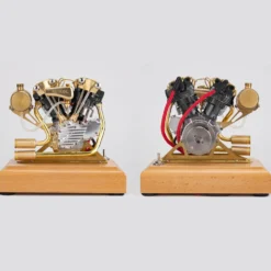 RETROL R29 4.2CC Mini V2 Engine OHV V-Twin Motorcycle Engine Double-cylinder Four-stroke Gasoline Engine Internal Combustion Engine Model