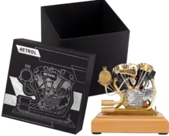 RETROL R29 4.2CC Mini V2 Engine OHV V-Twin Motorcycle Engine Double-cylinder Four-stroke Gasoline Engine Internal Combustion Engine Model