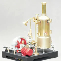 RETROL SE-03 Working Stationary Mill Steam Engine Model Kit with Boiler, Generator and Lamp Stand