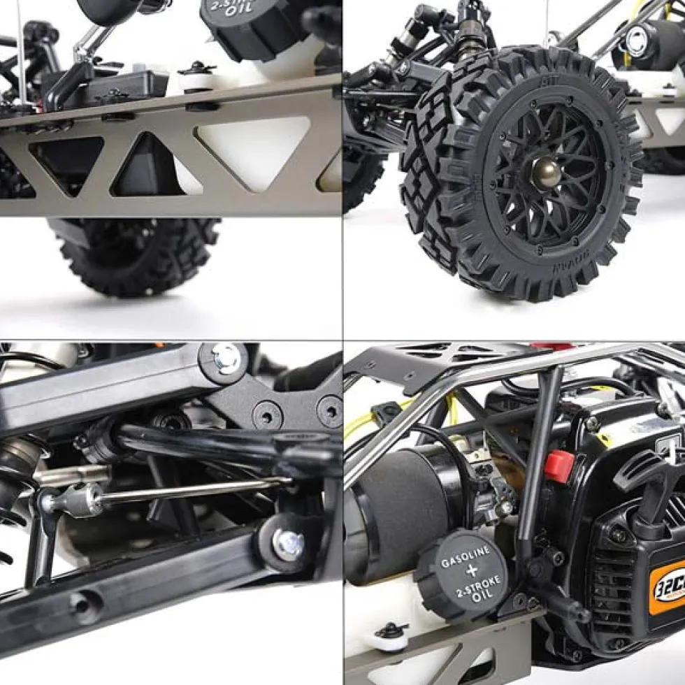 Rovan Baha320 Gas BAJA Buggy 1/5 Scale 32CC Gas Truck READY-TO-RUN - Black