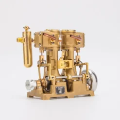 RW-L2 Retro Mini Inline Double Cylinder Steam Engine Model for 70-130cm Steamship