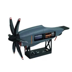 1/6 Scale C130 FDM 3D-Printed Variable-Pitch Turboprop Engine Model, STEM Educational Tool