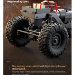 1/16 Scale Full-Proportional RC Crawler - Entry-Level Performance, High-detail Design