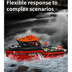 1/32 Scale 2.4G 8KM/H RC Rescue Boat Model RTR Version