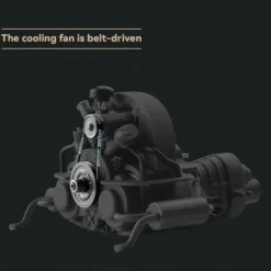 1/12 Scale 2.4G Type 82 RC Barrel Vehicle Model with 4-Wheel Independent Suspension
