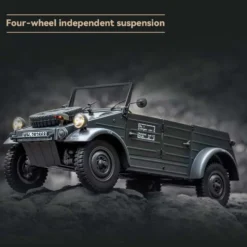 1/12 Scale 2.4G Type 82 RC Barrel Vehicle Model with 4-Wheel Independent Suspension