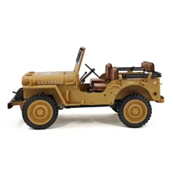 1/14 Scale 2.4G U.S. Willys RC Simulation Off-Road Car Model with Dual-Speed Switching