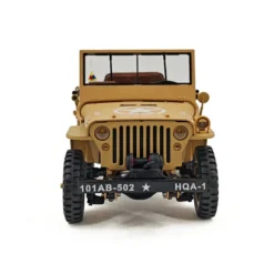 1/14 Scale 2.4G U.S. Willys RC Simulation Off-Road Car Model with Dual-Speed Switching