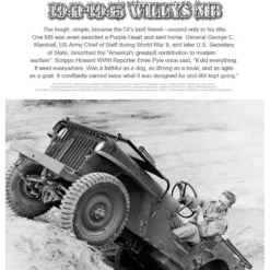 1/14 Scale 2.4G U.S. Willys RC Simulation Off-Road Car Model with Dual-Speed Switching