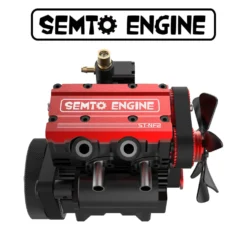 SEMTO ENGINE ST-NF2 7,0 куб.см Мини-рядный двухцилиндровый четырехтактный нитродвигатель внутреннего сгорания с воздушным охлаждением, комплект модели