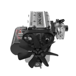 SEMTO ENGINE ST-NF2 7.0cc Mini Inline Double-cylinder Four-stroke Air-cooled Nitro Engine Model Kit