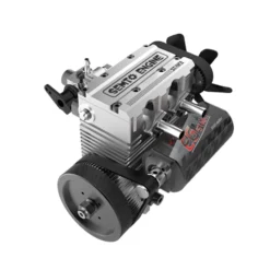 SEMTO ENGINE ST-NF2 7.0cc Mini Inline Double-cylinder Four-stroke Air-cooled Nitro Engine Model Kit