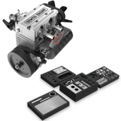 SEMTO ENGINE ST-NF2 7cc SOHC Inline 2 Cylinders 4 Stroke Air Cooled Nitro Engine Model Kit - FS-L200AC