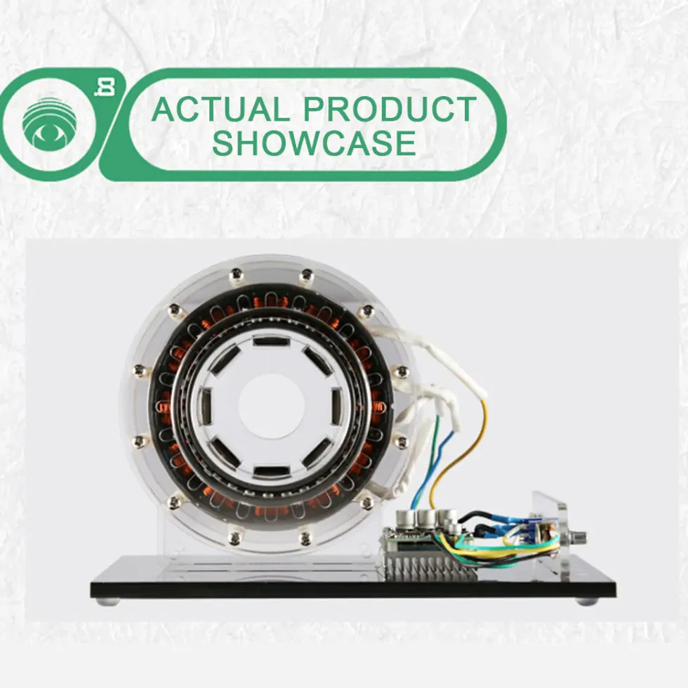 Shaftless Pump-Push Inner-Rotor Motor Model, High-Tech Teaching Demo Device