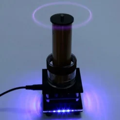 Singing Tesla Coil Music Kit Plasma Loudspeaker Wireless Transmission Experiment Desktop Toy Model - US Plug