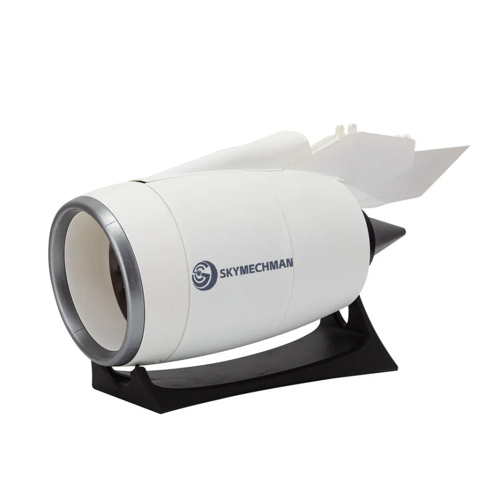 SKYMECH NTR-900 1/30 Turbofan Engine Model Kit - Build Your Own Turbofan Engine that Works - Working Jet Engine 150PCS