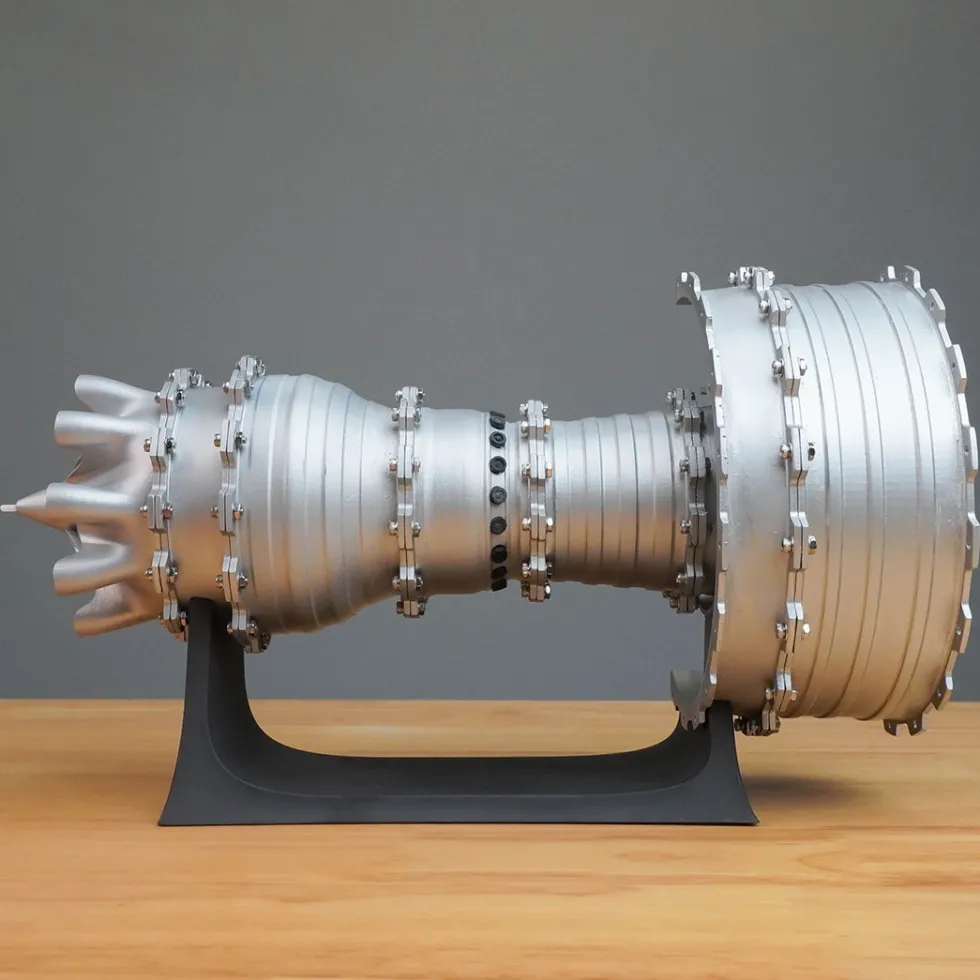 SKYMECH Trent 900 Aircraft Engine Model Kit - Build Your Own Jet Engine - 1: 20 Scale Turbofan Engine Mechanical Science STEM Toy