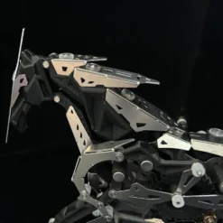 Solar Powered Mechanical Running Horse 3D Metal Puzzle Kit, DIY Steampunk Model Decor