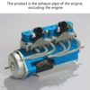 Split-Type Exhaust Pipe for HOWIN ENGINE L6-210 Engine Model