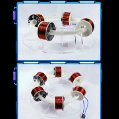 Stark 6 Coils Ring Accelerator Cyclotron High-tech Physics Model