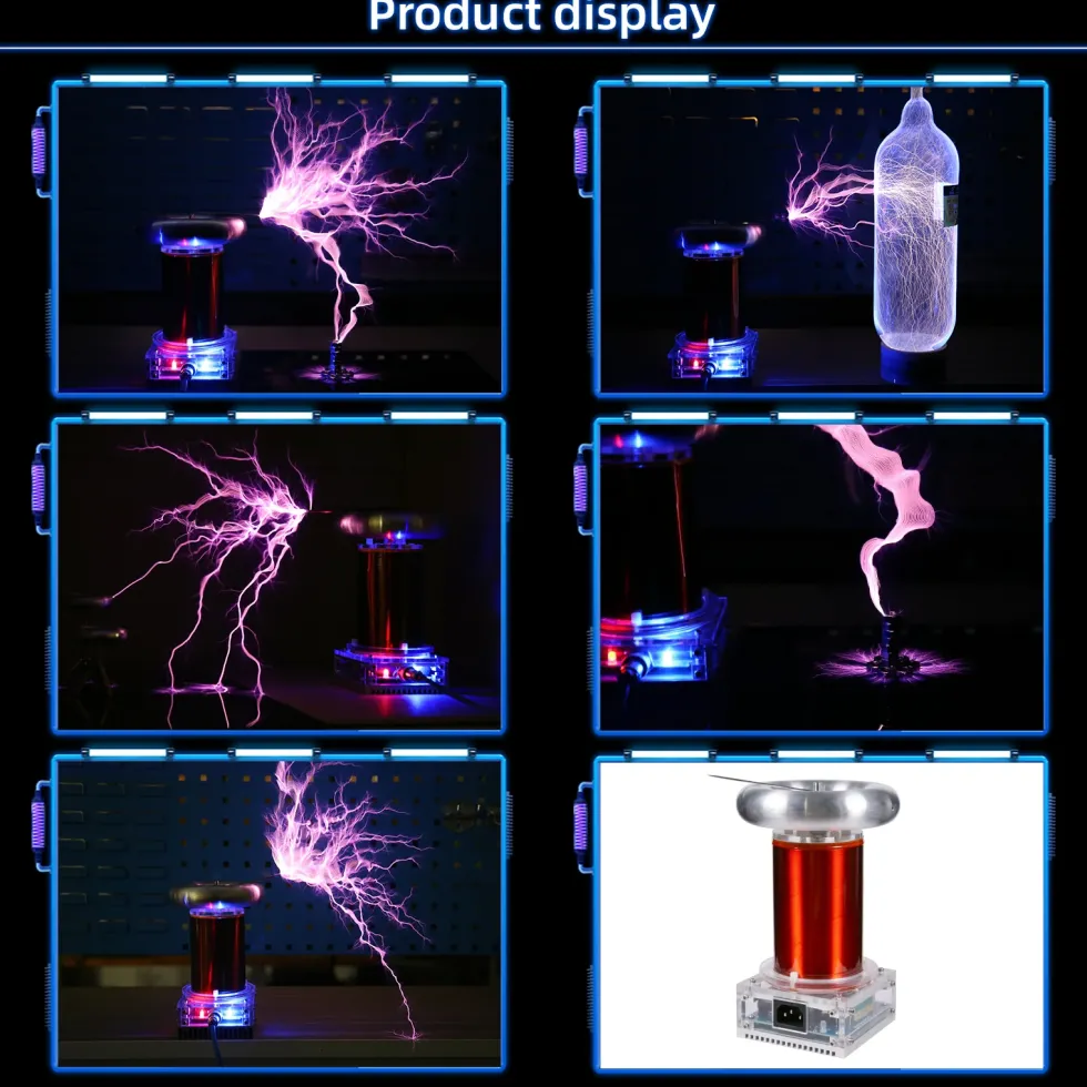 STARK SSTC Music Tesla Coil Integrated Arc Extinguishine Tesla Teaching Model High-tech Toy
