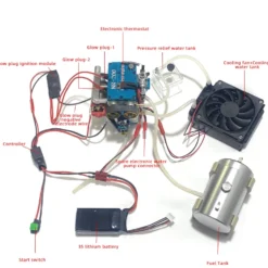Start Ignition and Water Cooling Kit for NR200 Gasoline Engine