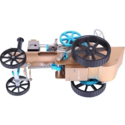 Steam Car Engine Assembly Kit Full Metal Car Engine DIY Build Kit for Gift Collection