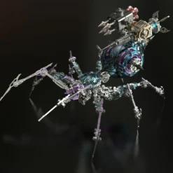 Steampunk Mechanical War Spider 3D Assembly Model Kit – Build Your Own Industrial Arachnid Artillery