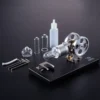 Stirling Engine DIY Manson Engine Model Set with Metal Baseplate Toy for Children