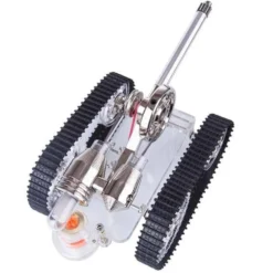 Tank Stirling Engine Car Motor Model External Combustion Engine Toy Gift - Enginediy