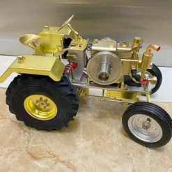 T12 Antique Roller Tractor Model with 1.6cc Mini Horizontal Single-cylinder Water-cooled Gasoline IC Engine