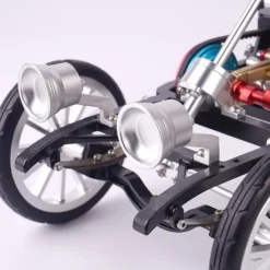 Teching Car Engine Assembly Kit Single Cylinder Car Building Kit Toy Gift for Adult